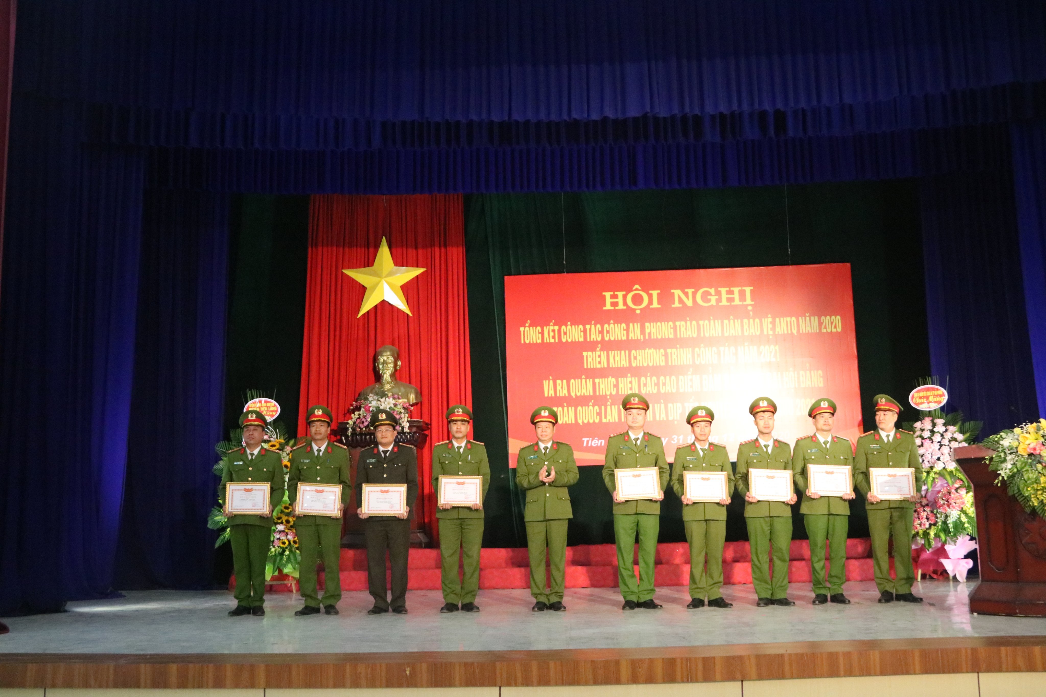 Công an huyện Tiên Lãng: Ra quân thực hiện các cao điểm đảm bảo ANTT